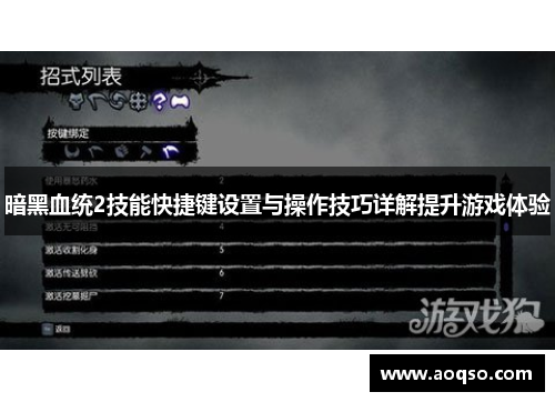 暗黑血统2技能快捷键设置与操作技巧详解提升游戏体验